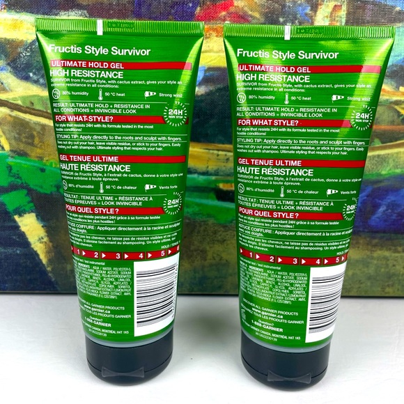 Garnier Fructis Style Survivor Ultimate Gel 200ml 2x - Picture 2 of 3